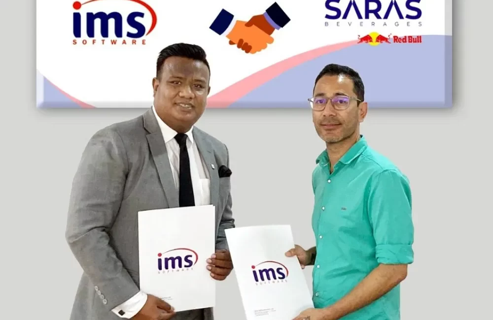 IMS Software & Saras Beverages Partner to Sales Force Automation